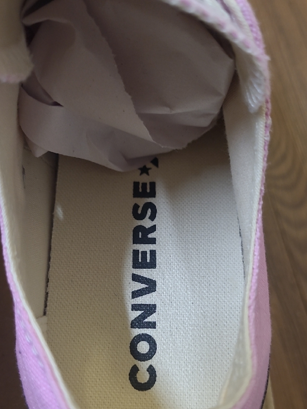 Converse Pink & White Low Top Sneakers - Picture 5 of 16